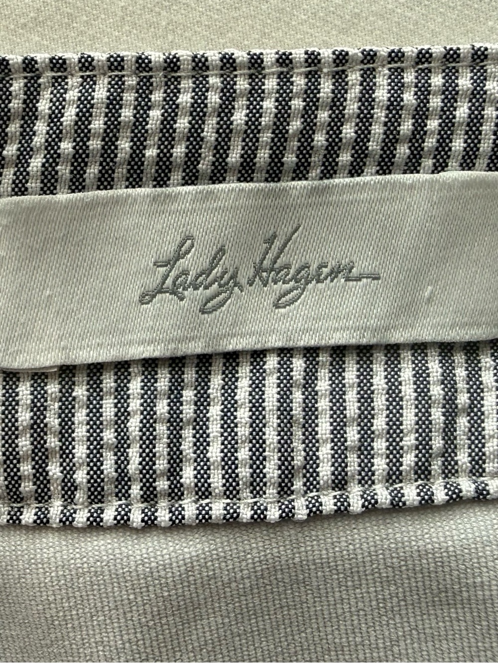 Lady Hagen Skort Pinstripe Size 12 Pickleball Golf Tennis - Picture 2 of 15